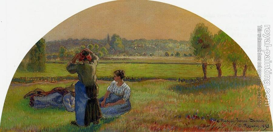 Camille Pissarro : The Siesta in the Fields Camille Pissarro : The Siesta in the Fields